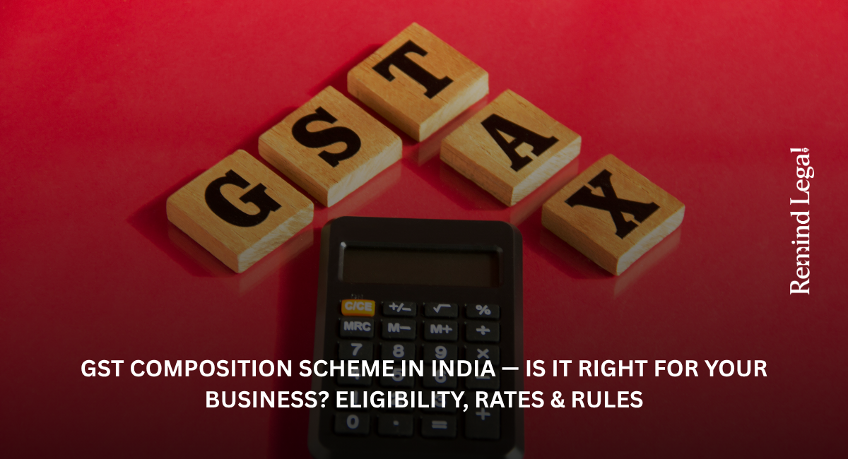 GST Composition Scheme in India